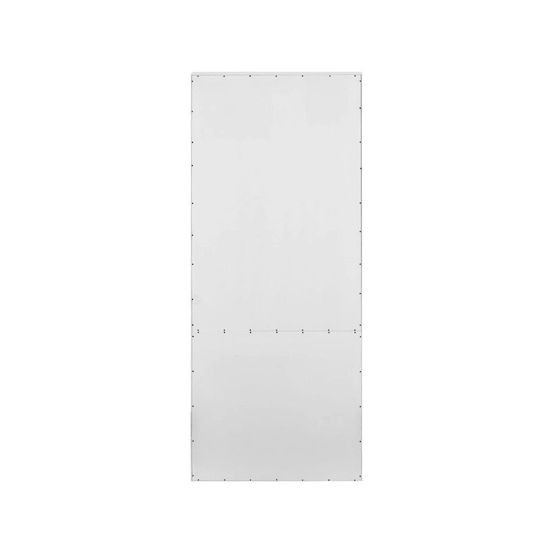 Modern Wood Lower Doors Bookcase, Office Bookcase, Office Shelving, Office Storage, Fully Assembled, White