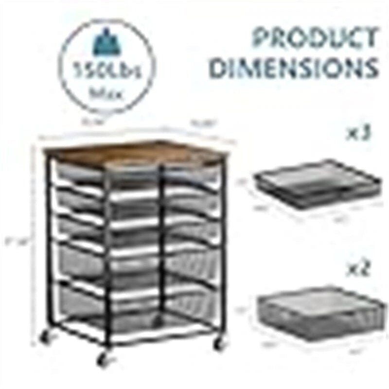 Meuble Imprimante avec Station de Recharge - 18,9P x 20,86L x 27,36H