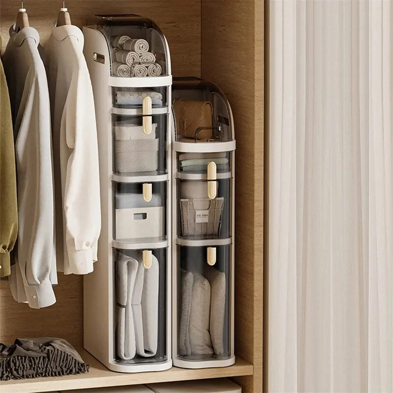 Small Bathroom Storage Cabinet Waterproof - 16.14D x 7.09W x 19.69H