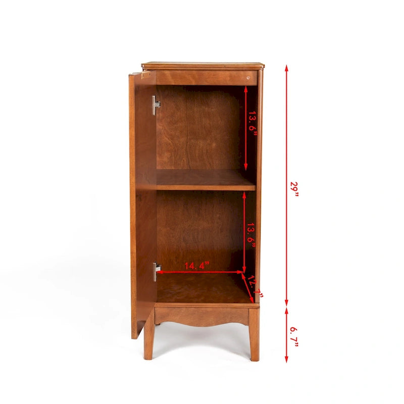 Meuble de salle de bain moderne et armoire de rangement avec étagères réglables, laiton antique (14,512,635,7)