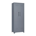 Armoires de rangement métalliques, Armoire à outils avec porte verrouillable, Organisateur et rangement pour balais hauts, Grande armoire de rangement pour cuisine