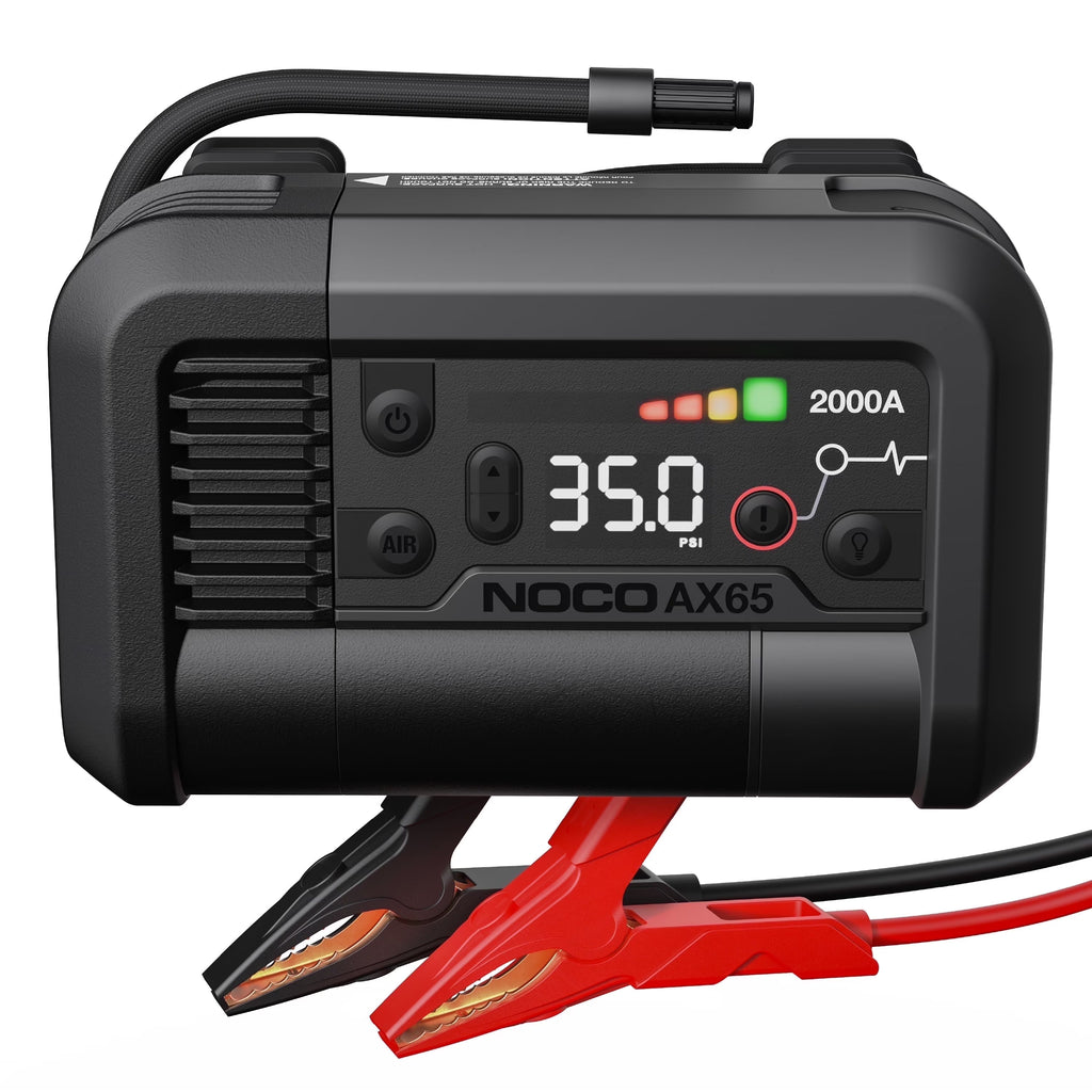 NOCO Boost Air AX65 : Booster de batterie 2000 A avec compresseur d’air 22 A / 100 PSI