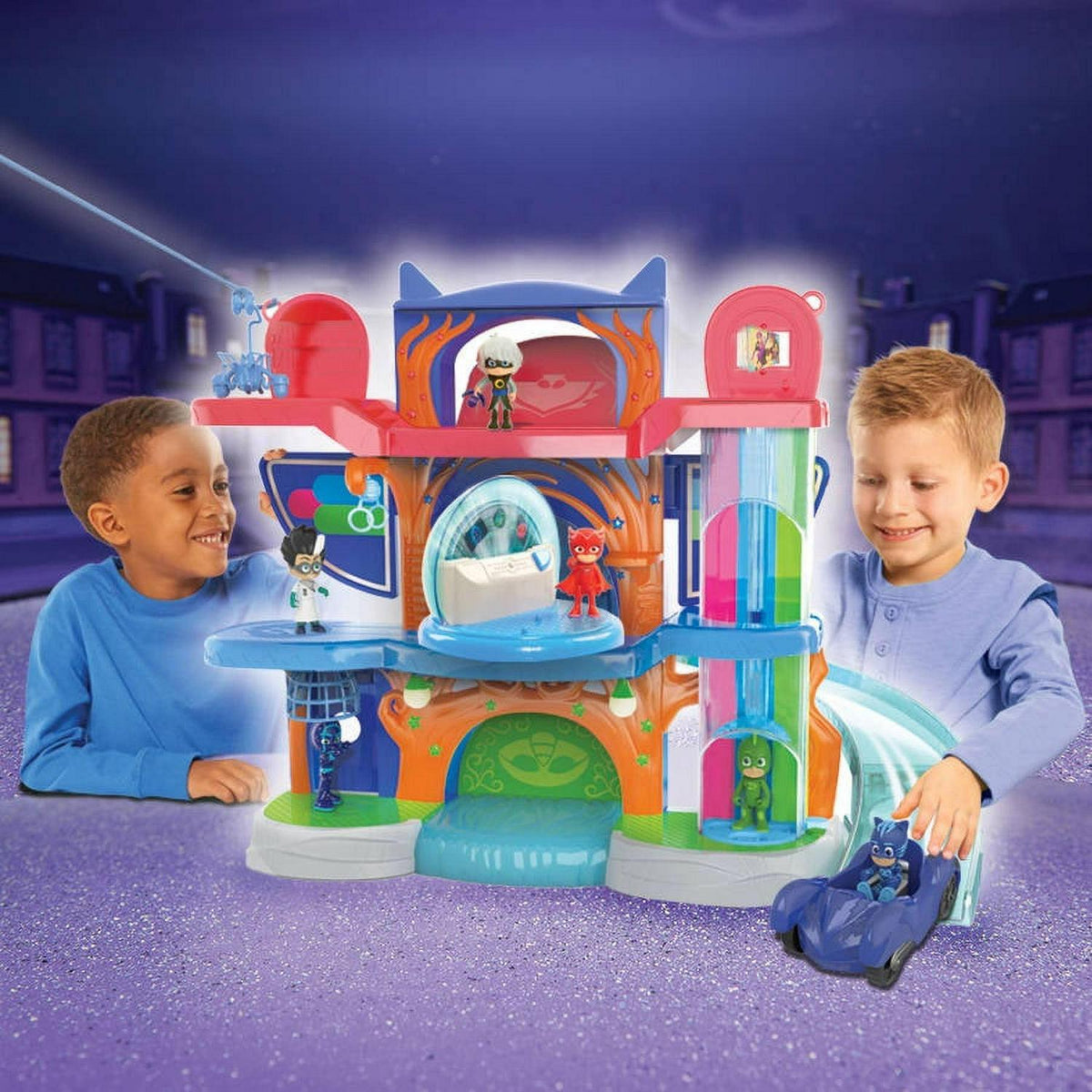 Coffret de jeu Le Quartier Général des Pyjamas-Héros