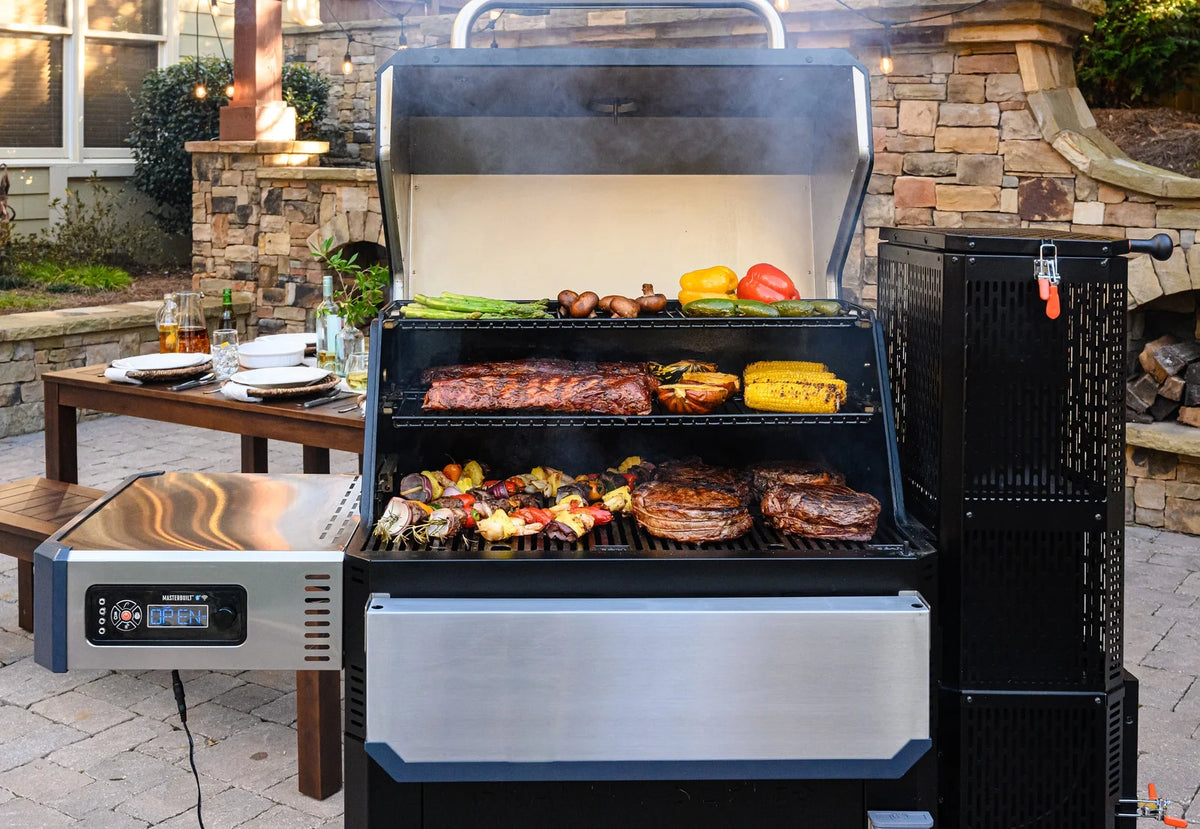 Barbecue et fumoir à charbon numérique WiFi Masterbuilt Gravity Series? 1050 en noir