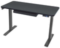 Bureau assis-debout électrique noir Motionwise, 24?x48, réglable en hauteur de 28 à 48 avec 4 hauteurs préréglées et port de charge USB, plusieurs couleurs