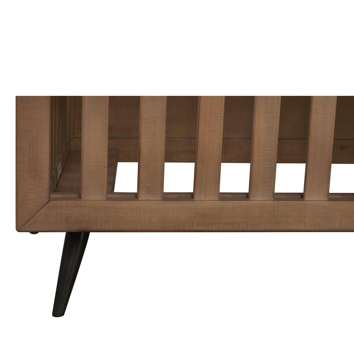 Lit convertible 4-en-1 Evolur Stilnovo Mid Century. Sucre de canne