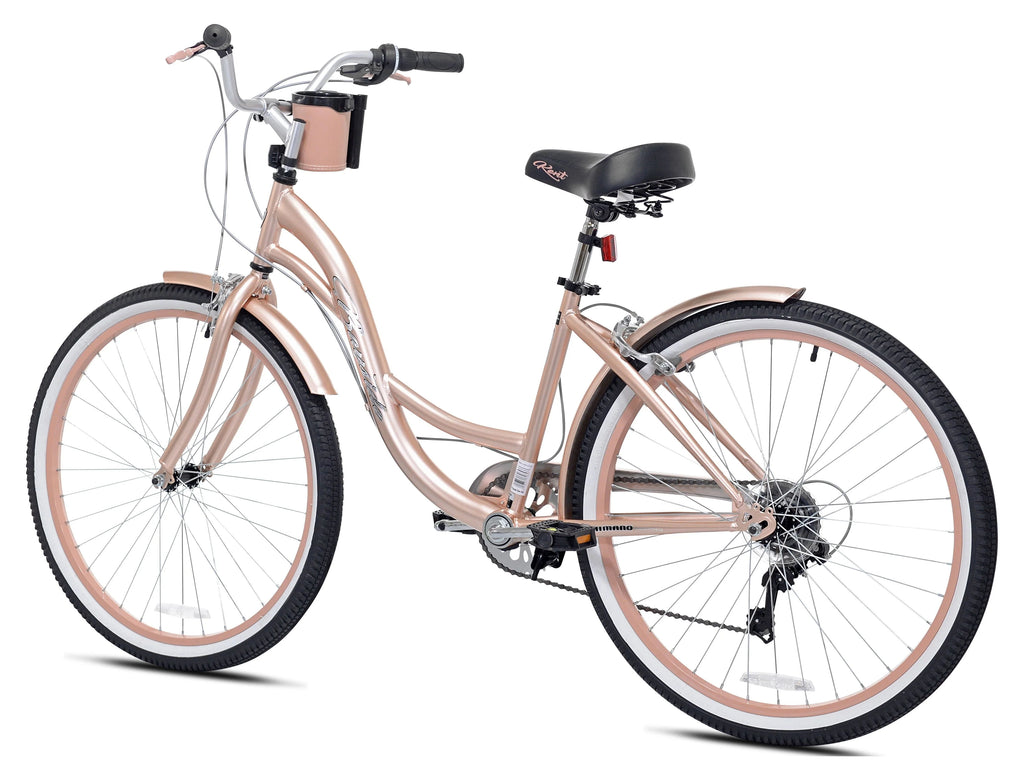 Vélo de promenade Kent Bayside 26 po pour femme, Or rose