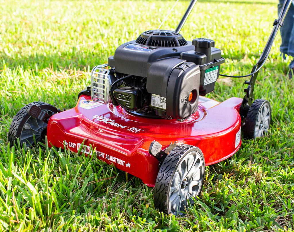 Tondeuse à gazon autotractée Hyper Tough de 20 pouces et 125 cc avec moteur Briggs & Stratton (Détails de l'assemblage : 46,9 lb ; hauteur de 22,10 pouces)
