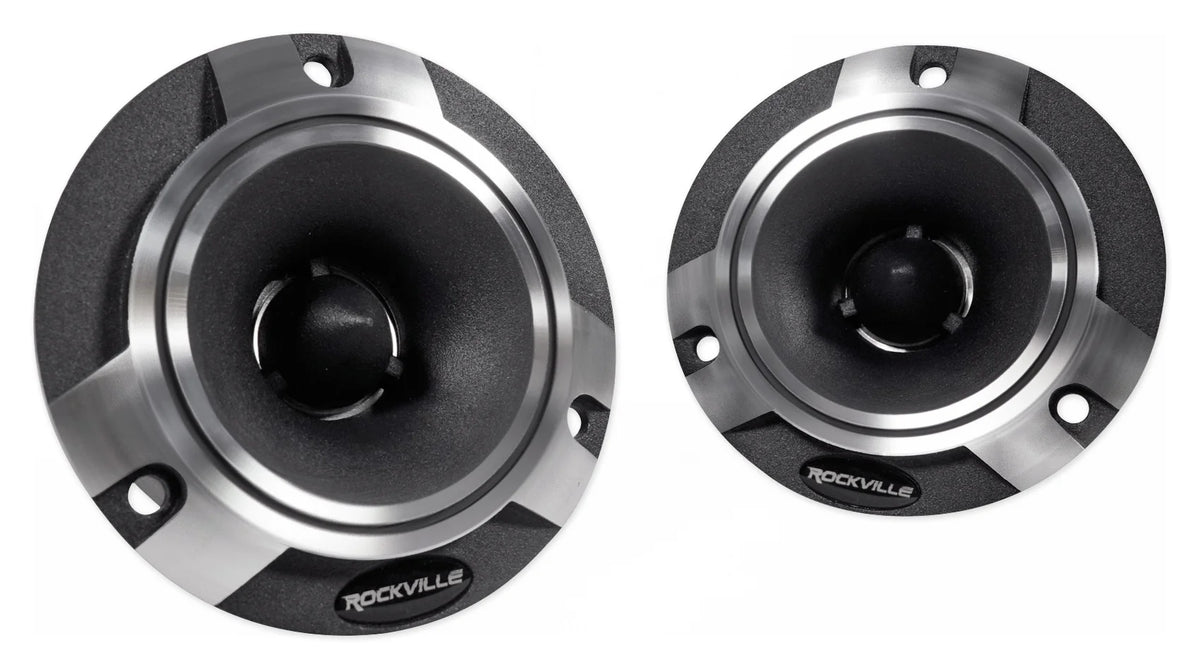 2) Pares Rockville X6.5C Competition 6.5 1000 Watt Haut-parleurs audio voiture à composants