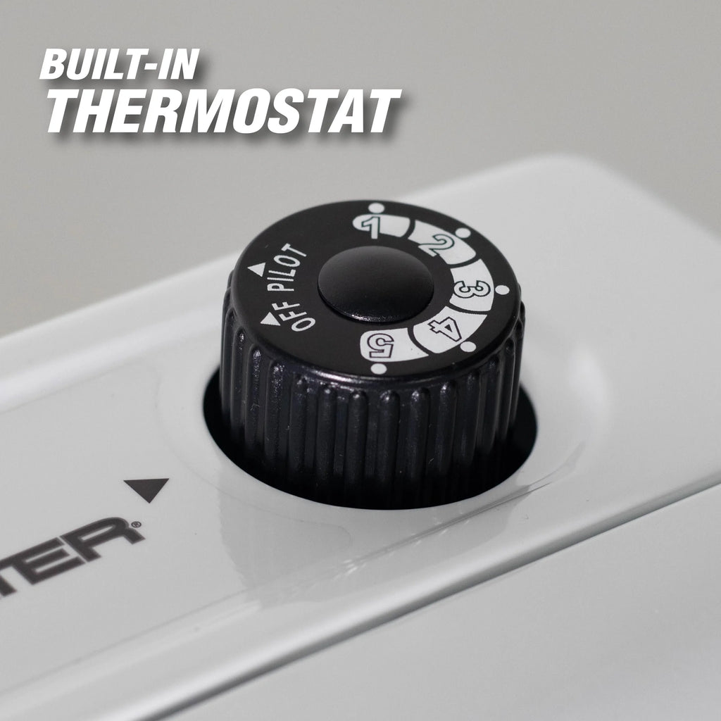 Chauffage au propane sans évacuation à flamme bleue Mr. Heater MHVFBF20LPT 20 000 BTU pour chambres froides, extensions, vérandas, cabanes et garages - Blanc