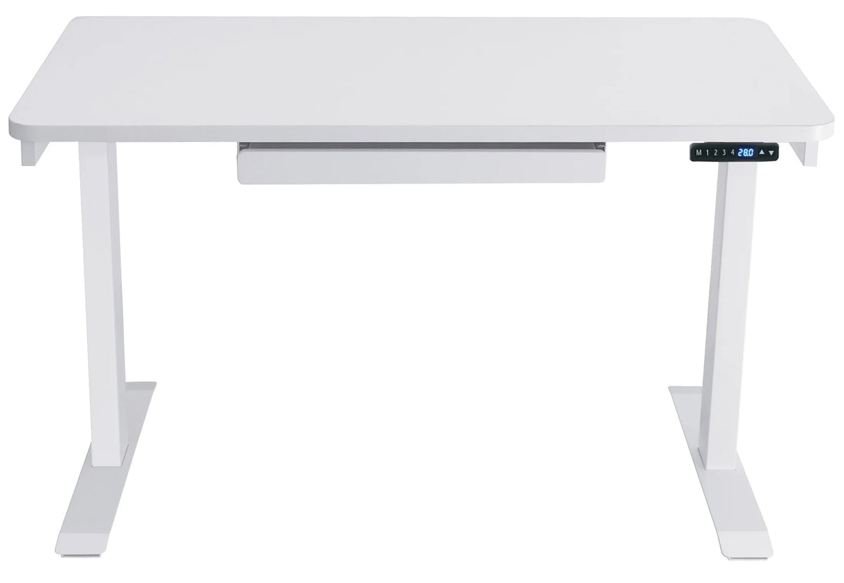 Bureau assis-debout électrique noir Motionwise, 24?x48, réglable en hauteur de 28 à 48 avec 4 hauteurs préréglées et port de charge USB, plusieurs couleurs