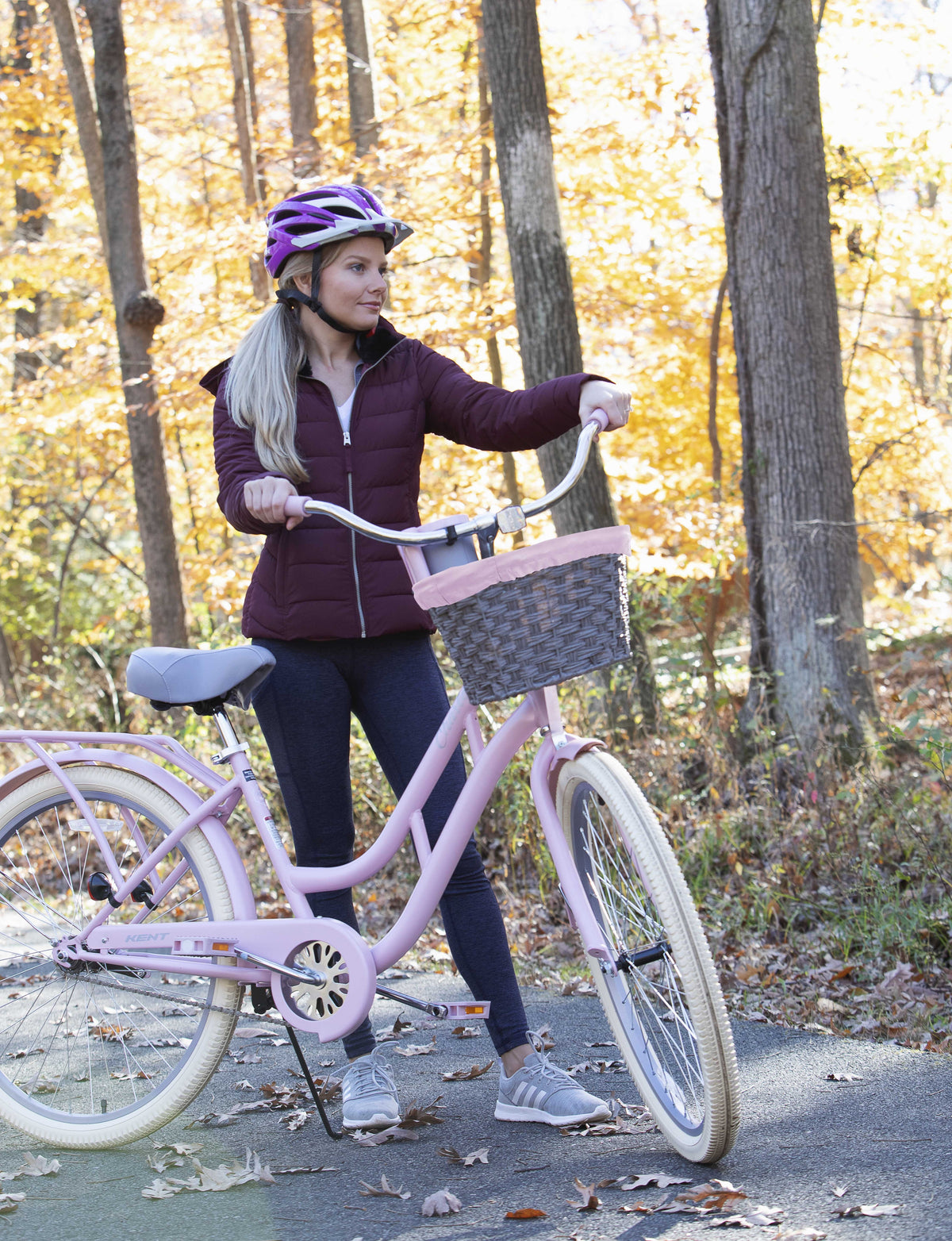 Vélo de promenade pour femme adulte BCA 26 po Charleston, rose