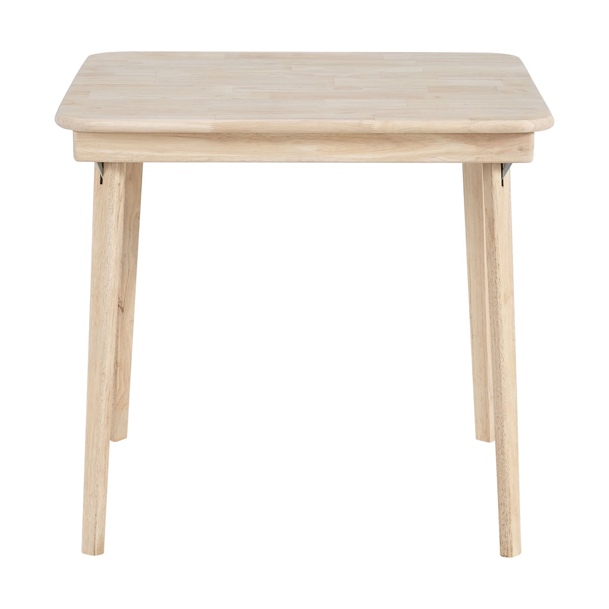 Table à cartes pliante classique à plateau droit en bois massif, non finie, Stakmore