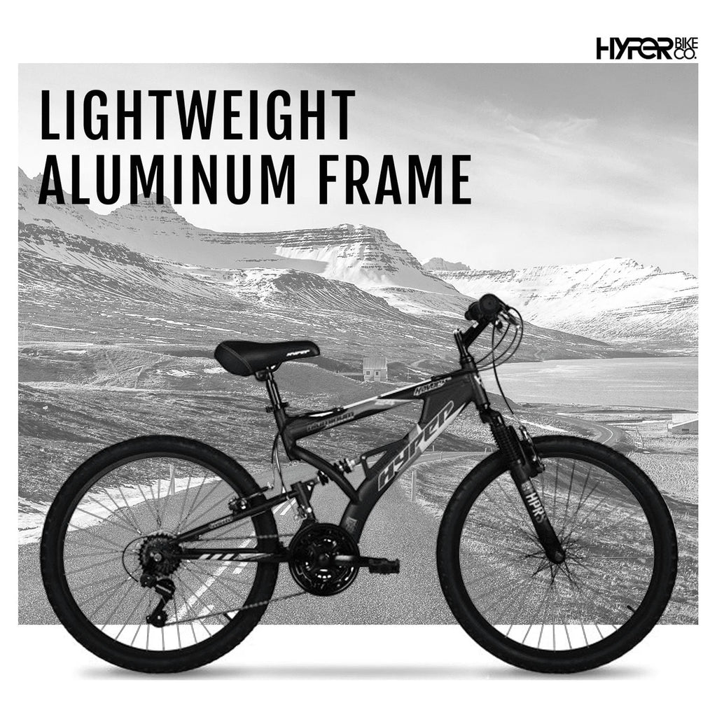 Vélo tout-terrain Hyper 24 Havoc pour garçon, noir