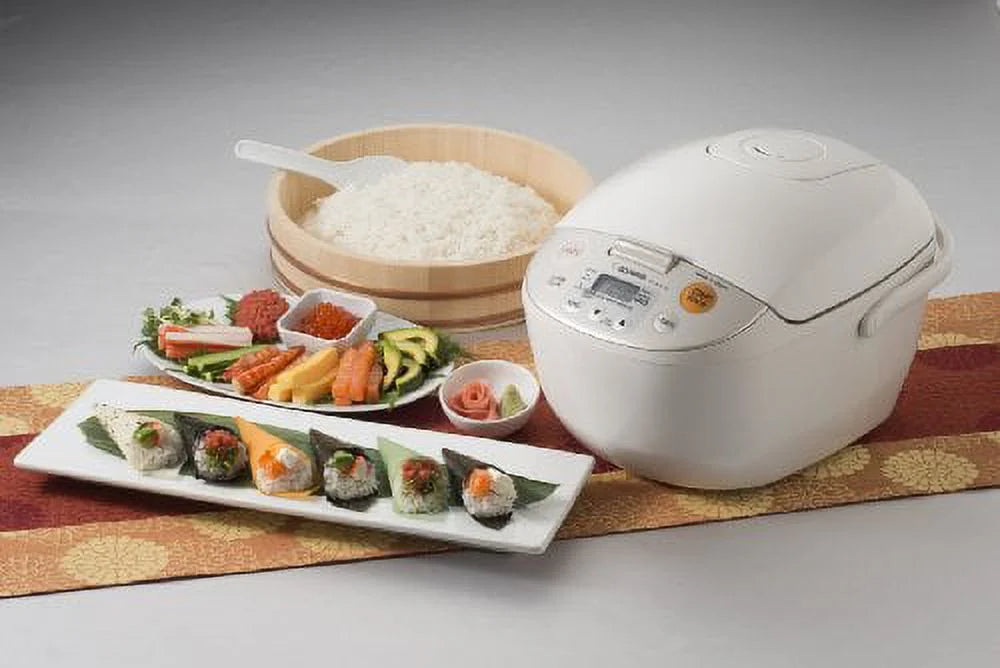 Cuiseur à riz électrique Zojirushi NL-AAC18, 10 tasses, beige - Technologie Fuzzy Logic avancée