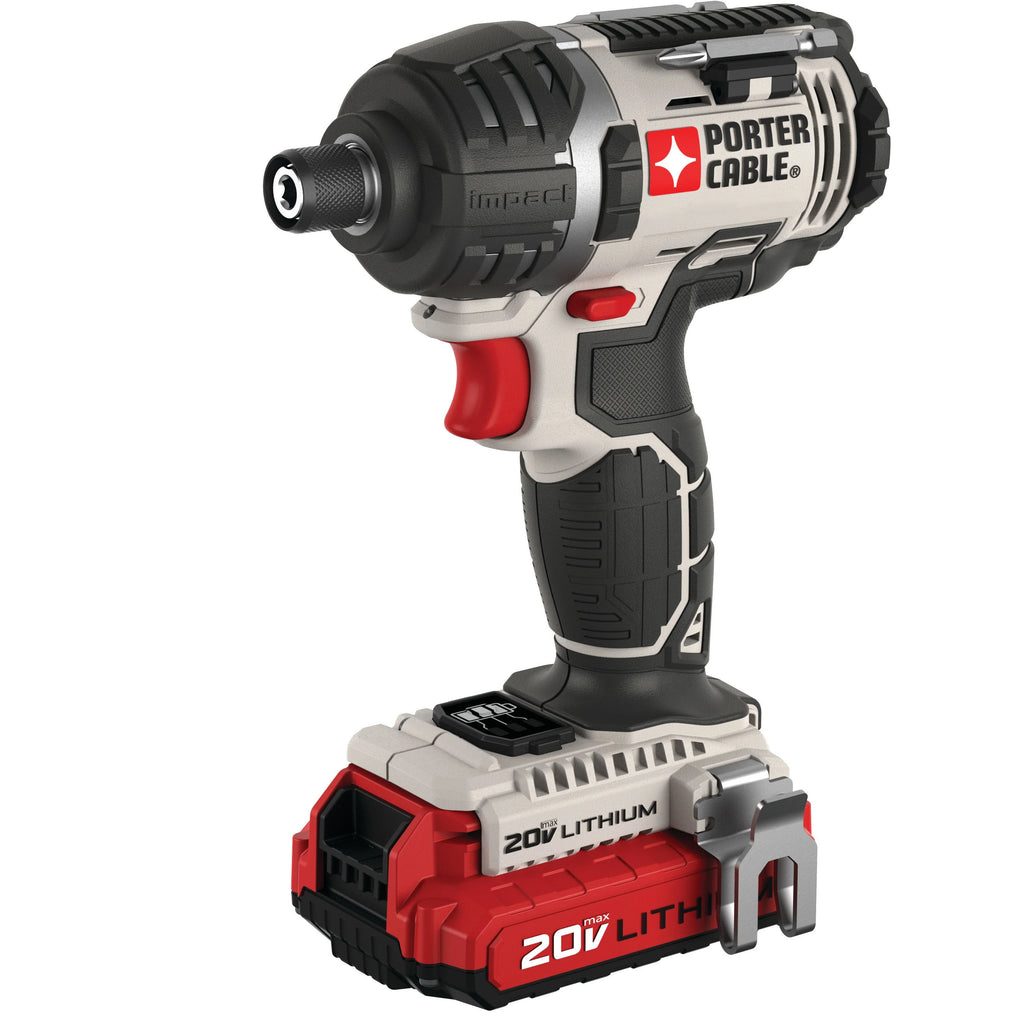 Kit combiné perceuse-visseuse et tourne-chocs sans fil Lithium-Ion 20 Volts Max PORTER CABLE, PCCK602L2