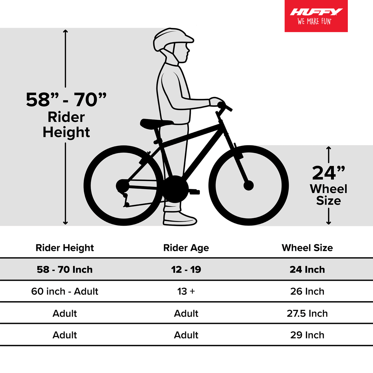 Vélo tout-terrain Rock Creek 24 pour garçon et homme