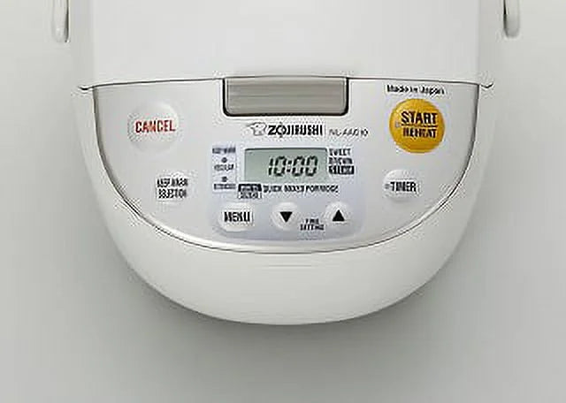 Cuiseur à riz électrique Zojirushi NL-AAC18, 10 tasses, beige - Technologie Fuzzy Logic avancée