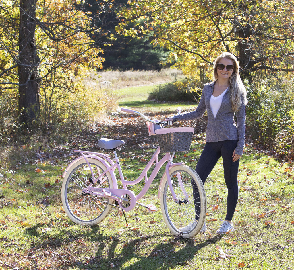 Vélo de promenade pour femme adulte BCA 26 po Charleston, rose