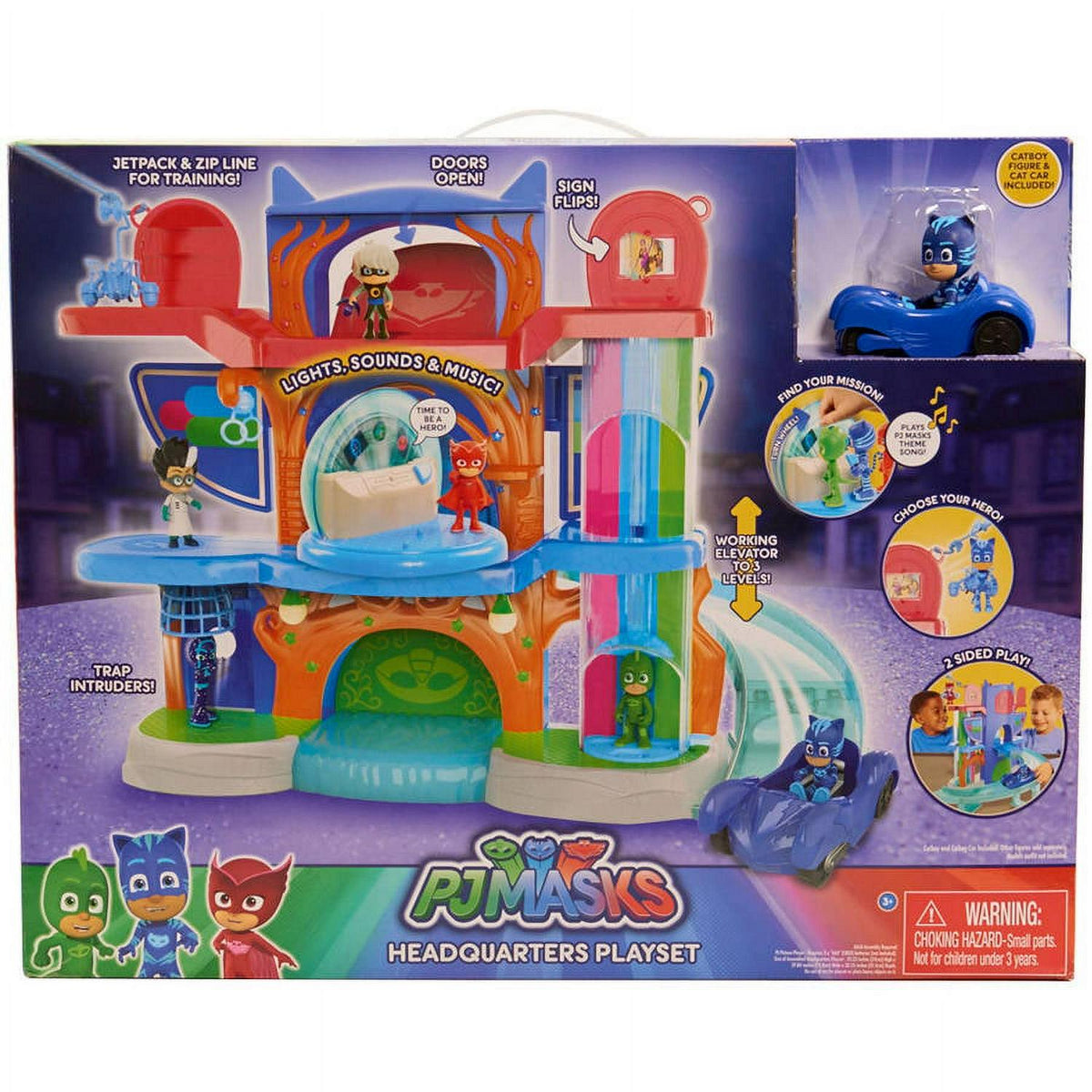 Coffret de jeu Le Quartier Général des Pyjamas-Héros