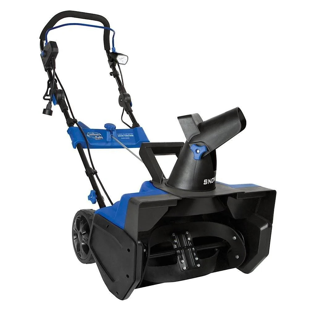 Souffleuse à neige électrique Snow Joe avec balai à neige et granulés de déglaçage inclus