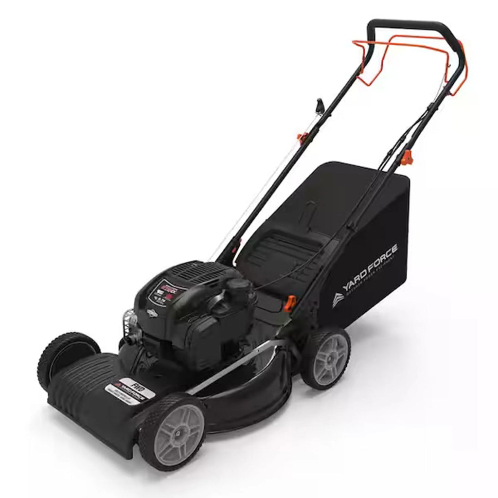 Tondeuse à gazon autotractée 3-en-1 Yard Force FWD avec plateau en acier de 22 pouces