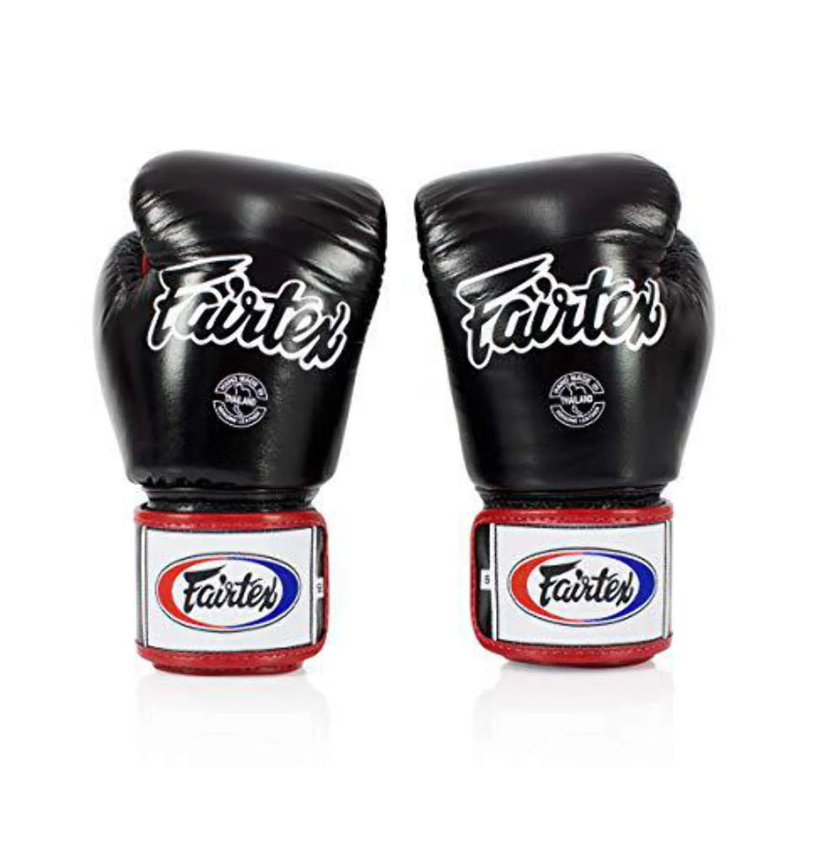 Gants de boxe de Muay Thaï Fairtex BGV1 Noir/Blanc/Rouge