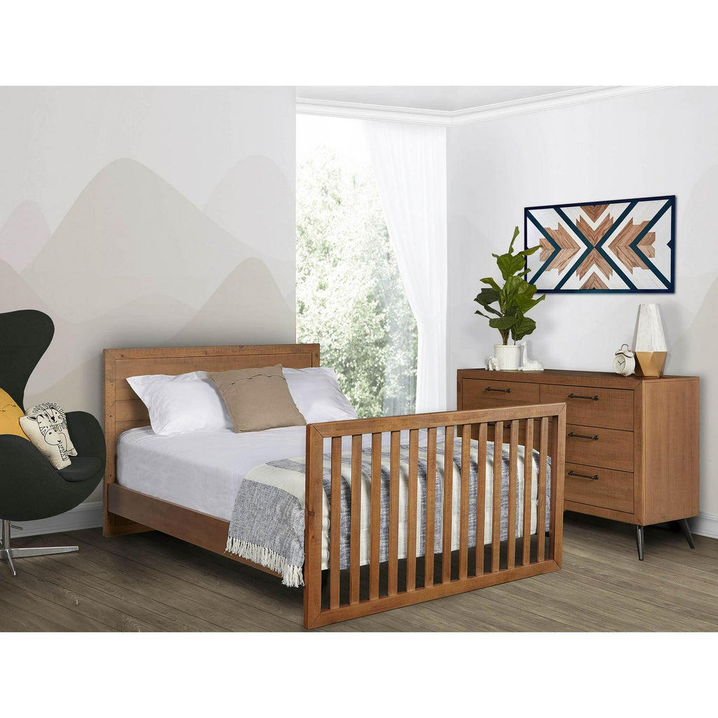 Lit convertible 4-en-1 Evolur Stilnovo Mid Century. Sucre de canne