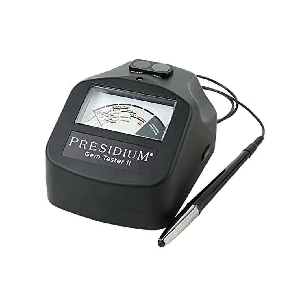 Testeur de gemmes Presidium Instruments Gem Tester II avec étalonnage thermique assisté pour l’identification des diamants/moissanites et des pierres précieuses colorées courantes