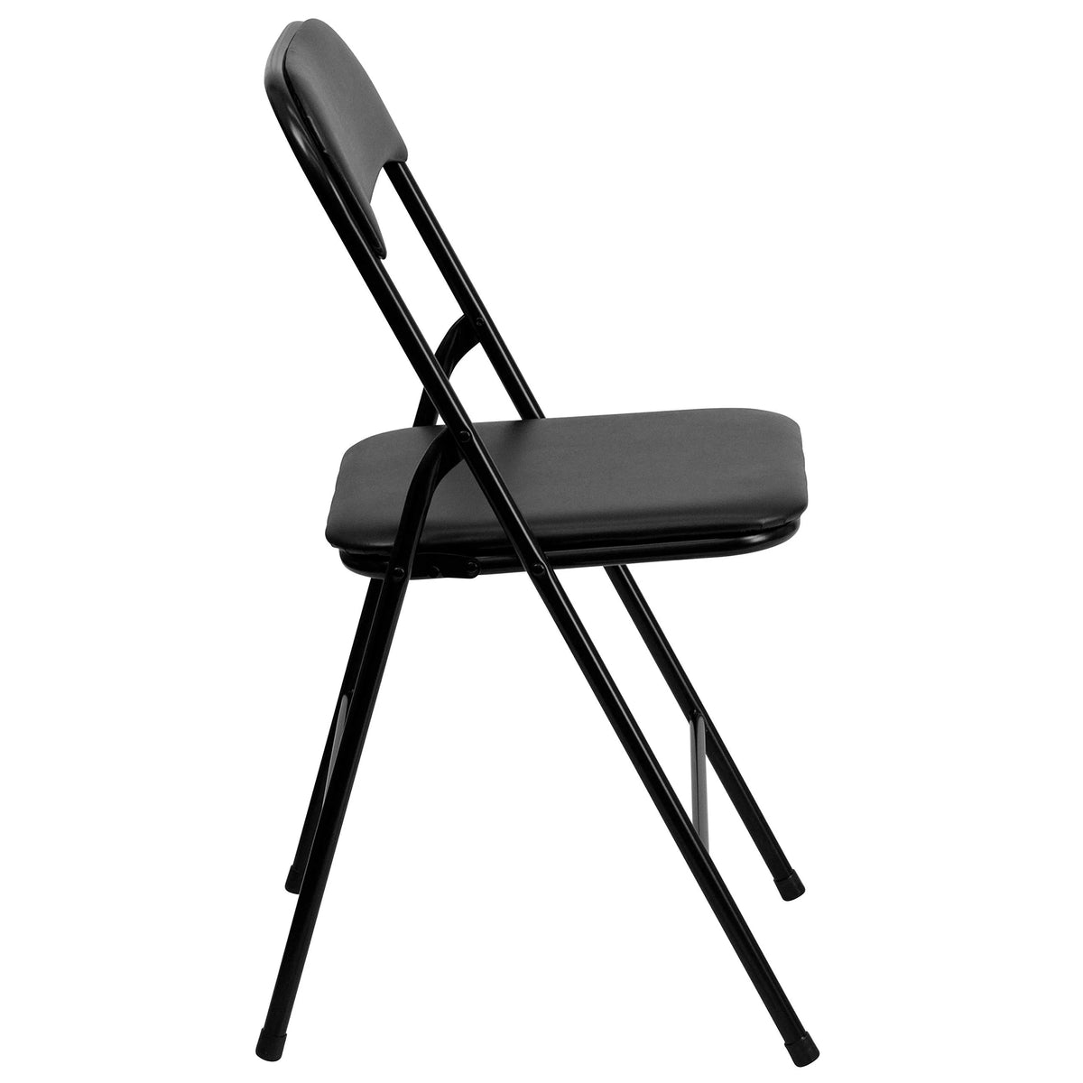 Ensemble Madison 5 pièces de table à cartes pliante et chaises, ensemble de table et chaises portable pour événements, noir