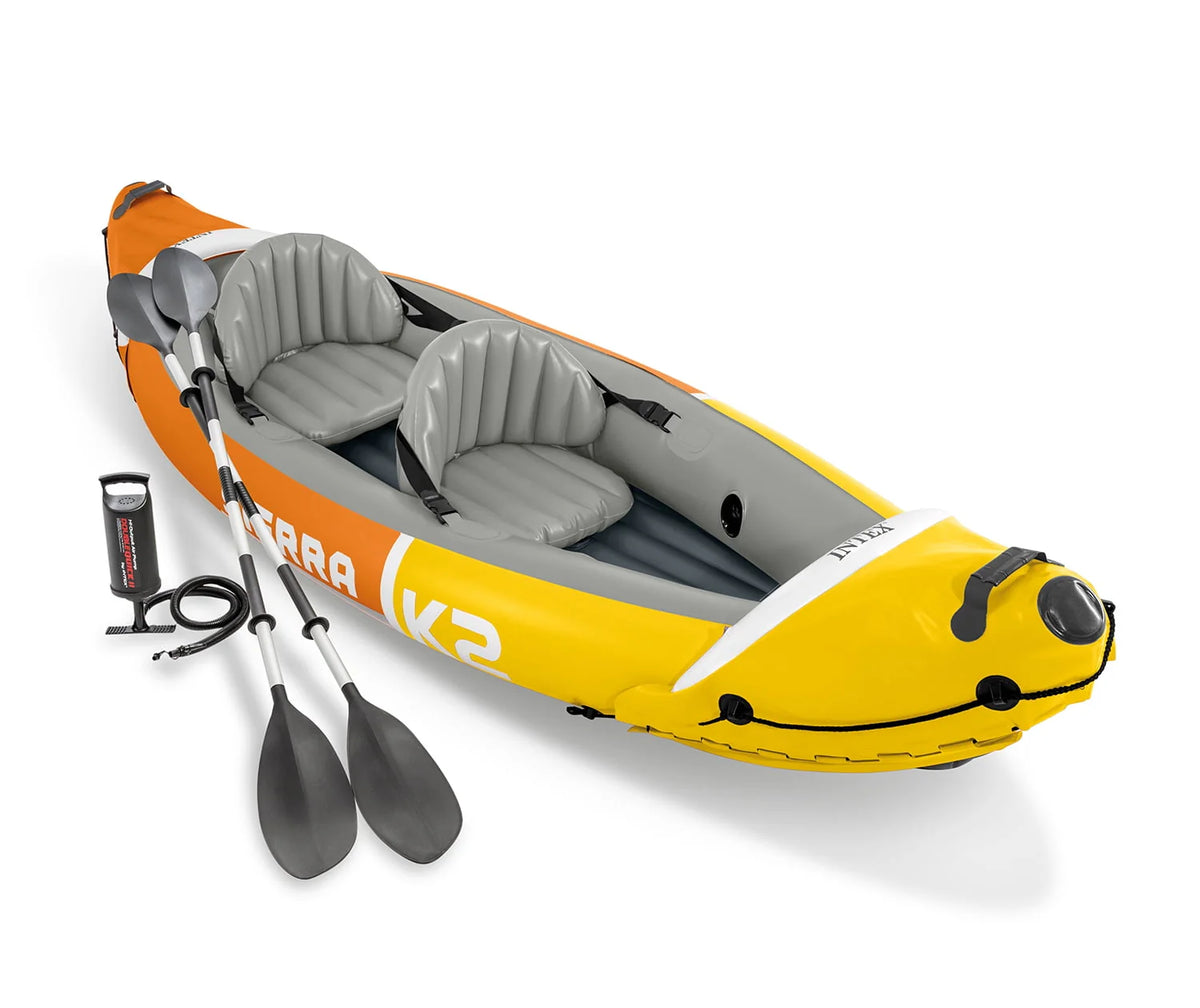 Kayak gonflable Intex Sierra K2 avec pagaies et pompe à main