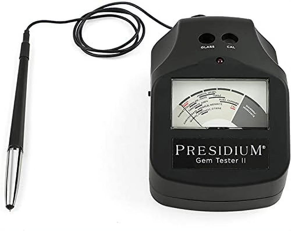 Testeur de gemmes Presidium Instruments Gem Tester II avec étalonnage thermique assisté pour l’identification des diamants/moissanites et des pierres précieuses colorées courantes